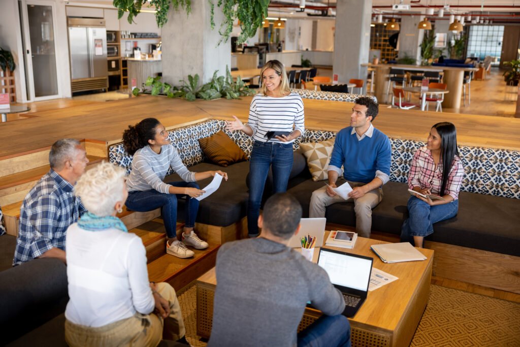 Modern commercial office interior design in Montreal by SPACIA